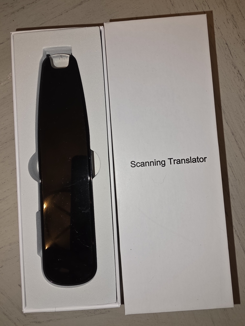 Black Scanning Translator Device